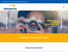 Tablet Screenshot of connectionline.com.br